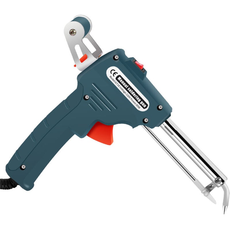 Image of 60W Automatische Lötpistole aus Aluminiumlegierung mit Ständer - EU 220V