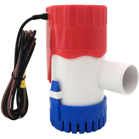 Automatische Marine-Wasserpumpe 1100 GPH, 12 V, weiße Wasserpumpe, intelligente Tauchpumpe für den Einsatz auf Schiffen, Yachten und Wohnmobilen - 12-V-Wasserpumpe