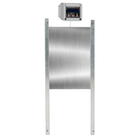 Automatische Tür Hühnerstall programmierbar Zeit und Außenhelligkeit 33x50 CM