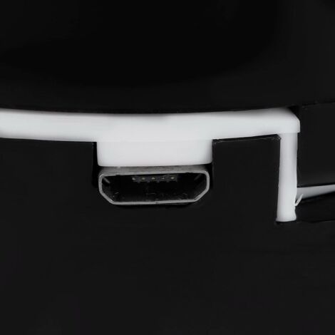 Automatische USB-Reinigungsmaske für Kontaktlinsen, tragbar und wiederaufladbar (Schwarz)