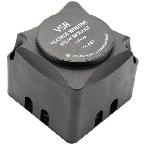 Automatischer 12VVSR-Ladeschalter, Doppelbatterie-Trennschalter für Smart Cars, Trennschalter für Yachten