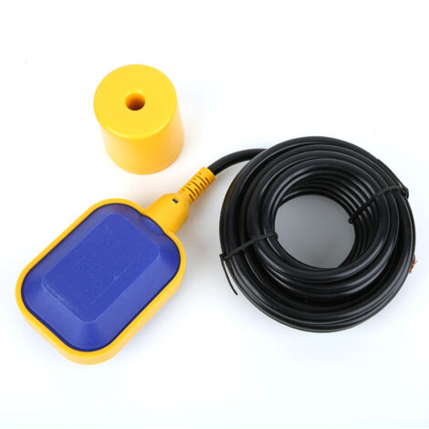 Automatischer 250-V-Schwimmerschalter mit 6 m Kabel zur Wasserstandsregelung, zum Befüllen und Entleeren