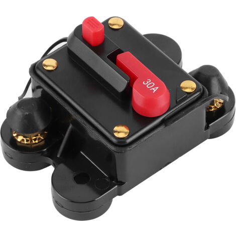 Automatischer 30-A-Leistungsschalter für Auto-/Boot-Audiosysteme (12–24 V DC)