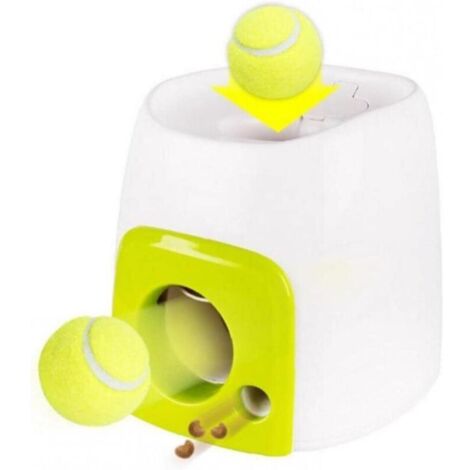 Automatischer Ballwerfer, interaktives Hundespielzeug, Tennisballmaschine für Haustiere