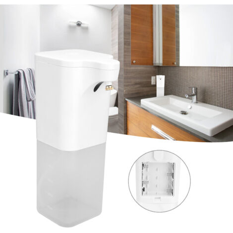 Automatischer, berührungsloser Seifenspender zur Wandmontage für Badezimmer und Hotels, 500 ml Fassungsvermögen, ABS+PP, 360 g (Schaum/Ethanol)