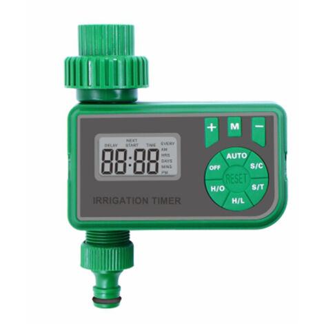 Automatischer Bewässerungstimer mit LCD-Display für Garten und Balkon, intelligentes Bewässerungssystem, einfache Programmierung, wassersparend