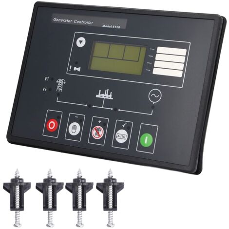 Automatischer Dieselgenerator-Controller, 5120 Dieselgenerator-Set-Controller-Modul, Autostart-Bedienfeld für Dieselmotor oder Generator 100–700 V (400 V)