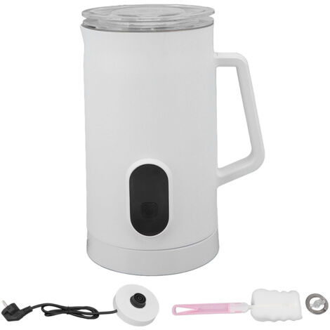 Automatischer elektrischer 4-in-1-Milchaufschäumer für Cappuccino und Latte Macchiato, Heiß- und Kaltfunktion, 220–240 V EU-Stecker