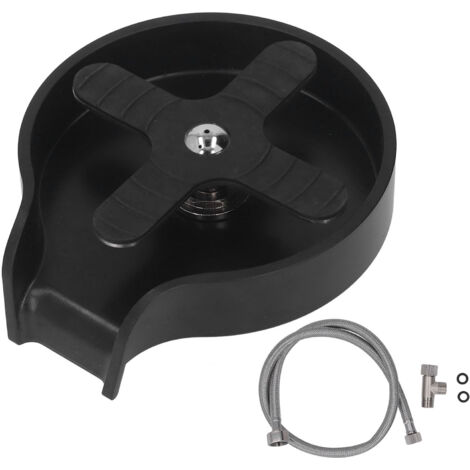 Automatischer Hochdruck-Gläserreiniger mit 3/8" (16 mm) Anschluss und Dreiwegeventil für Kaffee – 80 cm flexibler Schlauch