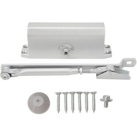 Automatischer hydraulischer Türschließer aus Aluminiumlegierung, 99,2–142,2 lb, einstellbare Geschwindigkeit und Stoppfunktion für Zuhause