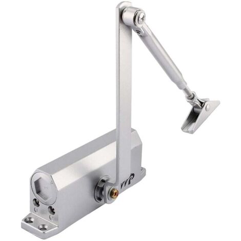 Automatischer hydraulischer Türschließer mit Stoppvorrichtung, einstellbarer Federtürschließer, Puffer geschlossen, gewerbliche und private Nutzung, 35-60 kg Tür