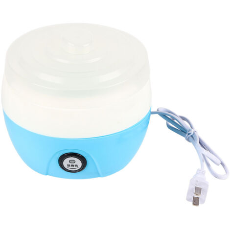 Automatischer Joghurtbereiter 220V 1L mit Kunststoffbehälter - Joghurt selber machen - CN-Stecker (Blau)