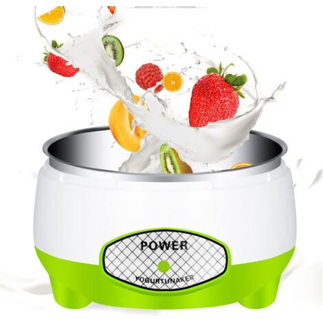 Automatischer Joghurtbereiter mit Edelstahl-Innenbehälter für Joghurt, Käse und Fruchtwein vielseitiges Küchengerät