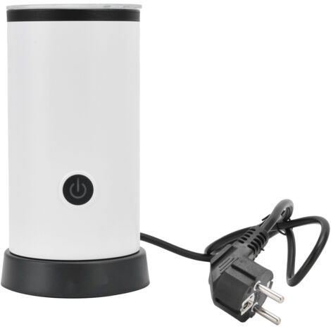 Automatischer Mini-Milchaufschäumer für Cappuccino und Latte, geräuscharmer Schaumbereiter, tragbarer Kaffeemixer, EU-Netzteil 220–240 V