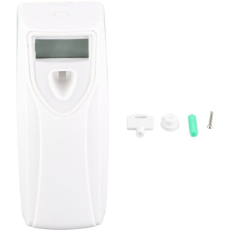Automatischer Parfümspender mit Timer, zur Wand- oder Tischmontage, Weiß, ABS, LCD, 20 x 8 x 8,5 cm