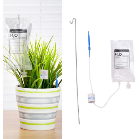 Automatischer Rasensprenger mit PP-Durchflussregler, 350 ml/500 ml Fassungsvermögen, für Zimmer- und Gartenpflanzen