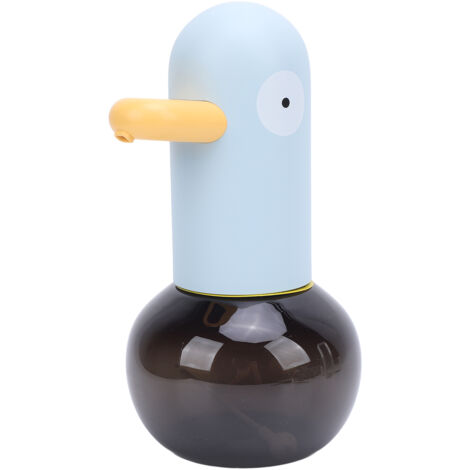 Automatischer Schaumseifenspender für Bad und Küche mit Infrarotsensor – lustiges Cartoon-Enten-Design, USB-aufladbar (1800 mAh, ABS, Blau)