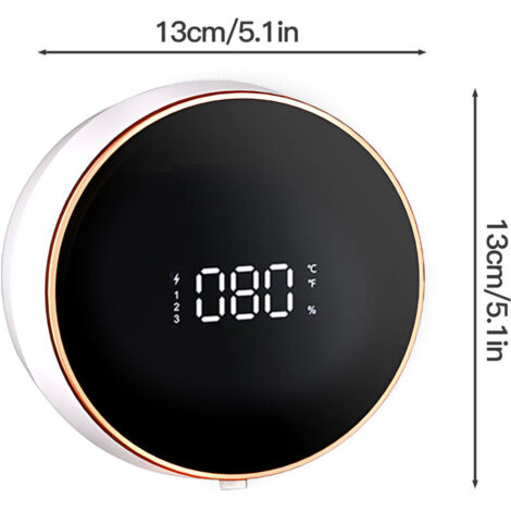 Automatischer Schaumseifenspender von SJLERST zur Wandmontage, 260 ml, mit LCD-Display, 3 einstellbare Stufen, für Bad, Küche und Waschküche