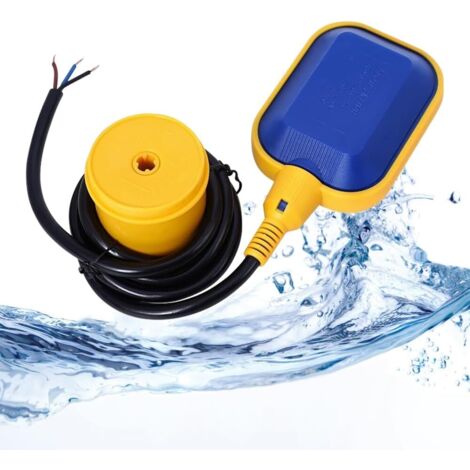 Automatischer Schwimmerschalter zur Wasserstandsregelung, Schwimmerschalter mit 3 m Kabel für elektrische Pumpen, Wassertanks und Tauchpumpen