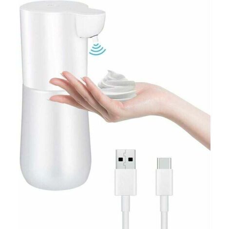 Automatischer Seifenspender – 600 ml, USB wiederaufladbar, IPX5 wasserdicht für Küche und Bad.