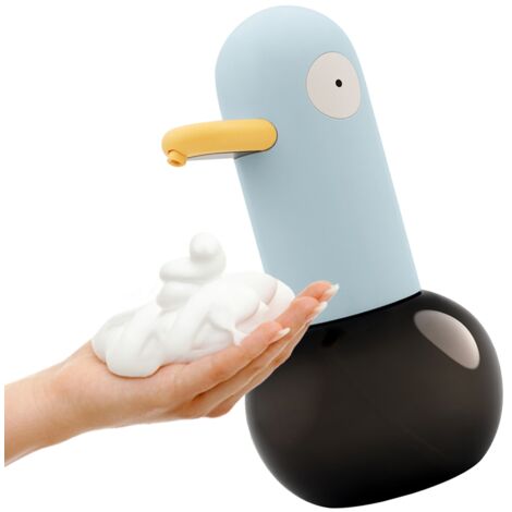 Automatischer Seifenspender in Entenform, 400 ml, USB-aufladbar, Infrarot, IPX4 wasserdicht, mit luxuriöser Schaumbildung für Küche, Bad, Büro und Zuhause