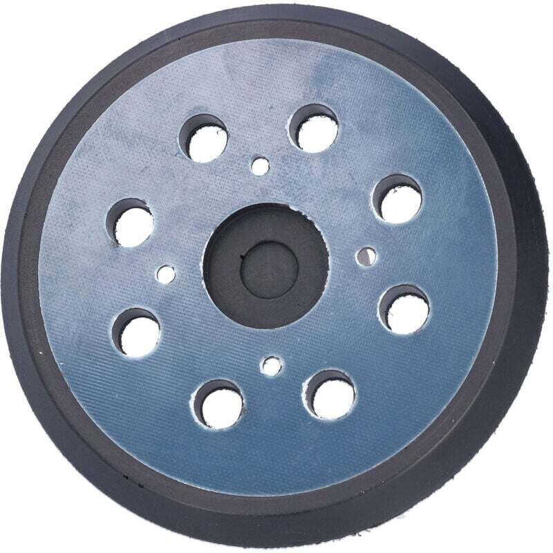 Image of 125 mm 8-Loch-Klett-Ersatzteile für Exzenterschleifer, Schleif-Stützteller (blau)
