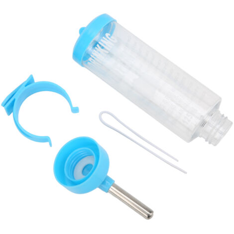 Automatischer, tropffreier Trinkbrunnen für Hamster, 125 ml, blau – Kleintiertränke