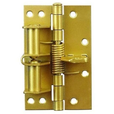 Automatischer Türschließer in Gold, manuelle Positionierung, Beschlagzubehör, feuerfester Türpuffer, Federscharnier