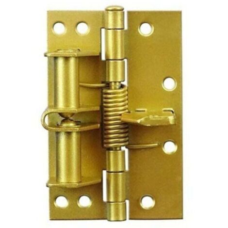 Automatischer Türschließer in Gold, manuelle Positionierung, Beschlagzubehör, feuerfester Türpuffer, Scharnier
