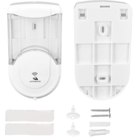 Automatischer, wandmontierter Flüssigseifenspender – Infrarotsensor – berührungslos – 600 ml – 3 Durchflussstufen – geeignet für Badezimmer und Küchen