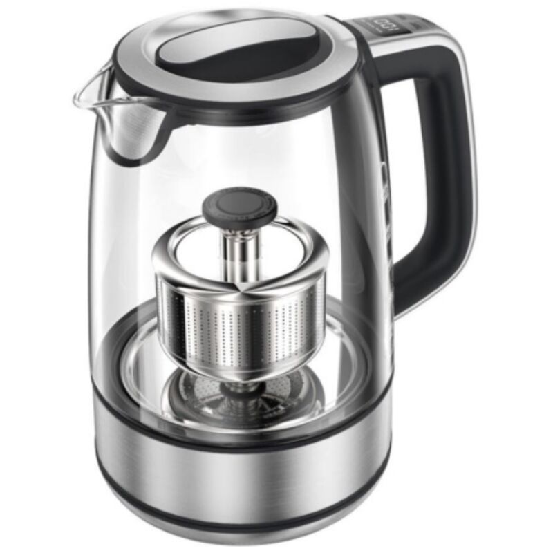 Naturamix Grau Automatischer Wasserkocher/Teekanne, 1,7 L, 2200 W - Teazen Limperiale