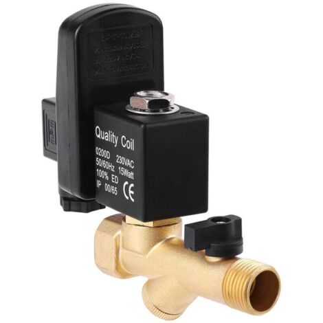 Automatisches elektronisches Zeitablassventil G1/2 DN15 für Luftkompressorkondensat (AC230V)