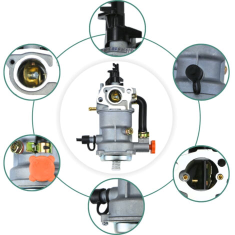 Automatisches Umrüstmodell 168 Dual Power Benzin 2-3KW GX160 168F Wasserpumpe Vergaser