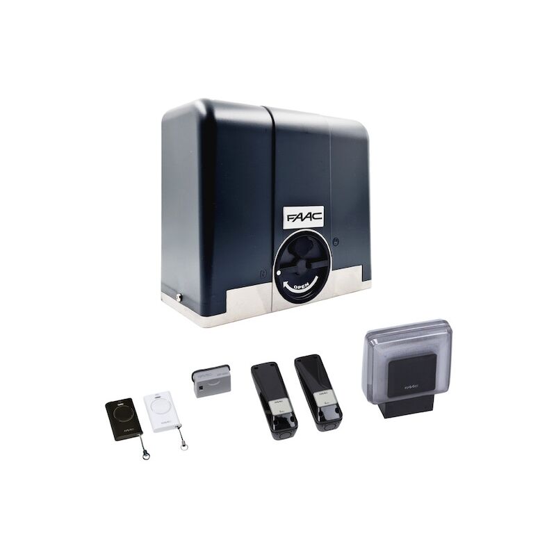 Automatisme portail coulissant gamma kit 400KG 24V Faac