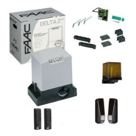 Automatisme pour portail Delta kit intégral 230V 500kg new - FAAC - 105630351