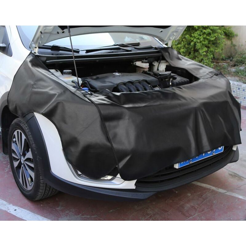 Automobile Couverture Magnétique étanche avec Crochets Mécanicien Tapis de Protection Aile Fender de Voiture Lot de 3 Pièce