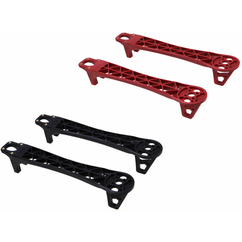 Automotive Adhesive Film 4Pcs Qudcopter Multicopter F450 F550 Frame Arm Red + Black For dji F450 F550 Frame Steering Wheel Arm Part (Qudcopter Frame