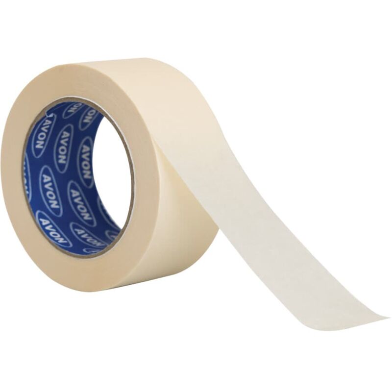 Automotive Cream Masking Tape - 50MM X 50M - Avon