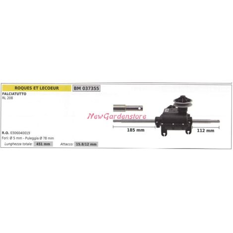 Automotrice ROQUES ET LECOEUR tondeuse tous usages RL 208 037355