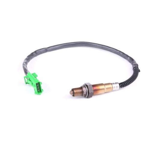 Automotriz 0258006027 - Sensor Lambda con conector específico para vehículo, negro