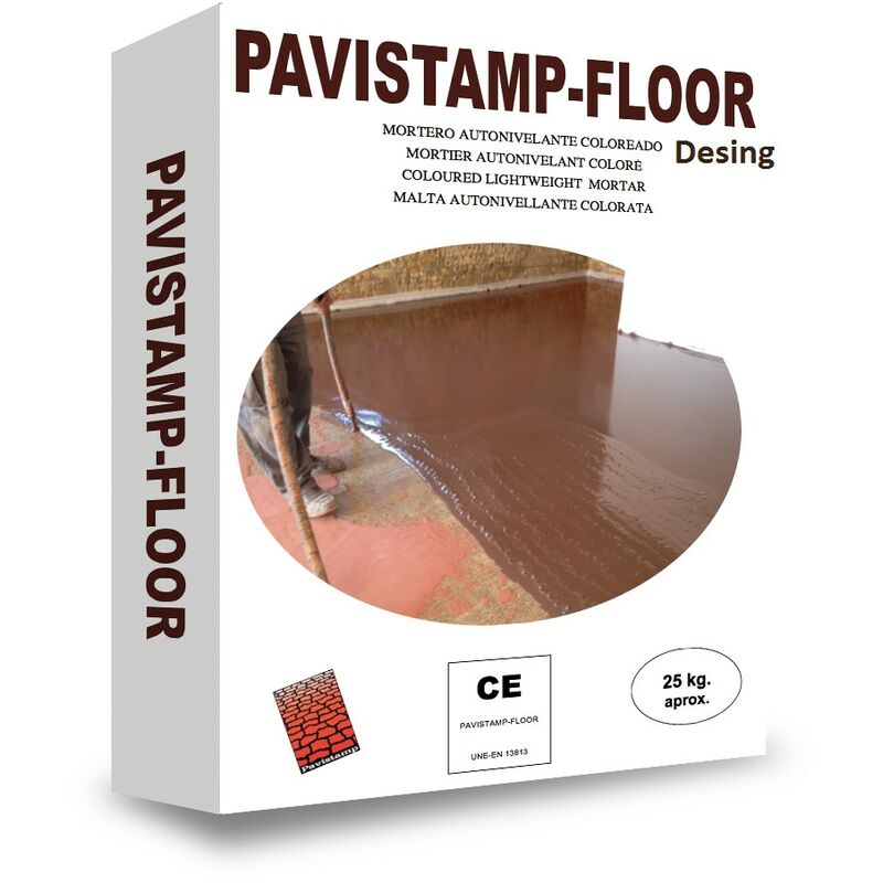 

Autonivelante coloreado y decorativo Pavistamp Floor DESING | Gris claro