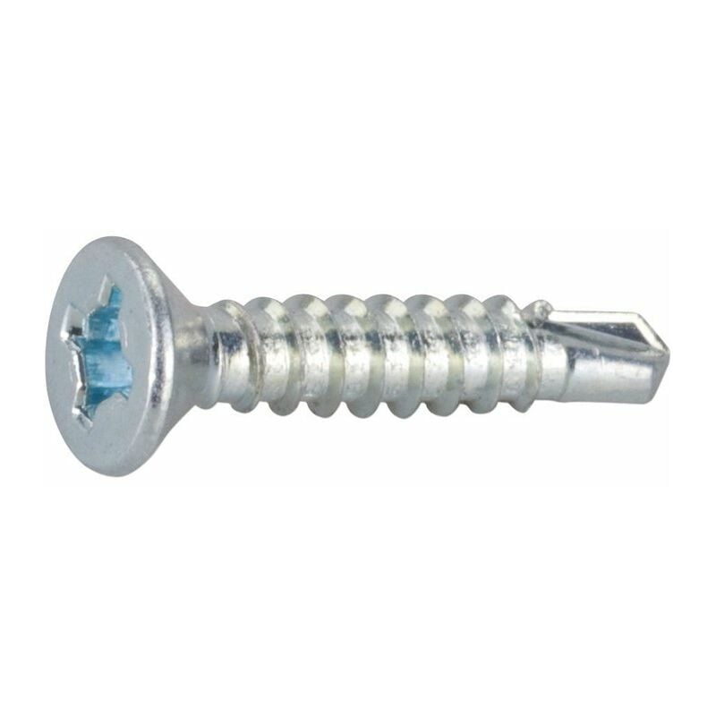 Vis tôle Rifix Autoperceuse - Tête fraisée - Acier zingué - 4,8 x 38 mm - Boîte de 500