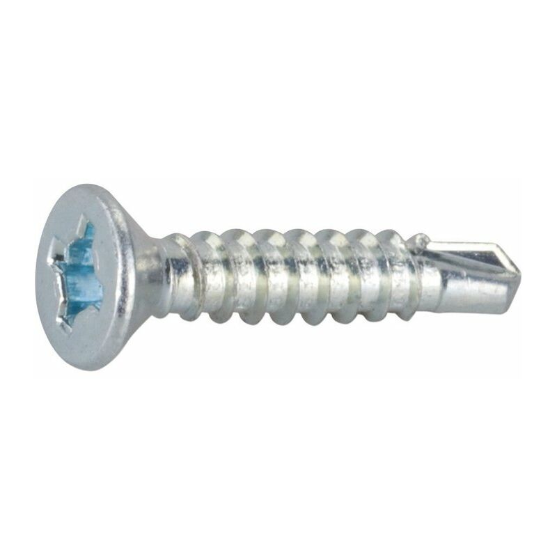 Vis tôle Rifix Autoperceuse - Tête fraisée - Acier zingué - 5,5 x 25 mm - Boîte de 500