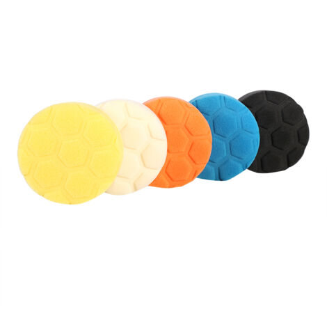 Autopolierset – 5 x 3-Zoll-Polierpads, Handwerkzeug zum Wachsen und Polieren