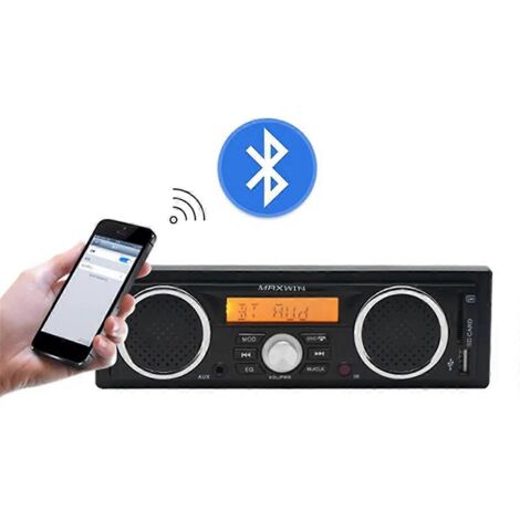 Autoradio 1 DIN MP3 Bluetooth mains libres -