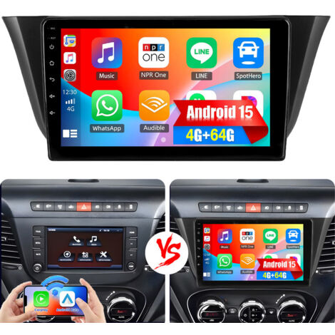 Autoradio 9 pouces 32/64 Go pour Iveco Daily 2014-2021 Android 15 Apple CarPlay Navigation GPS FM - 4+64G
