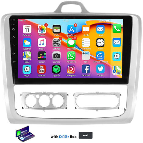Autoradio Android 9" Pour Ford Mondeo 2004-2007 - CarPlay, Android Auto, GPS, Caméra Recul