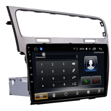 AUTORADIO ANDROID 10 10" GPS VOLKSWAGEN GOLF 7 - CONTOUR GRIS