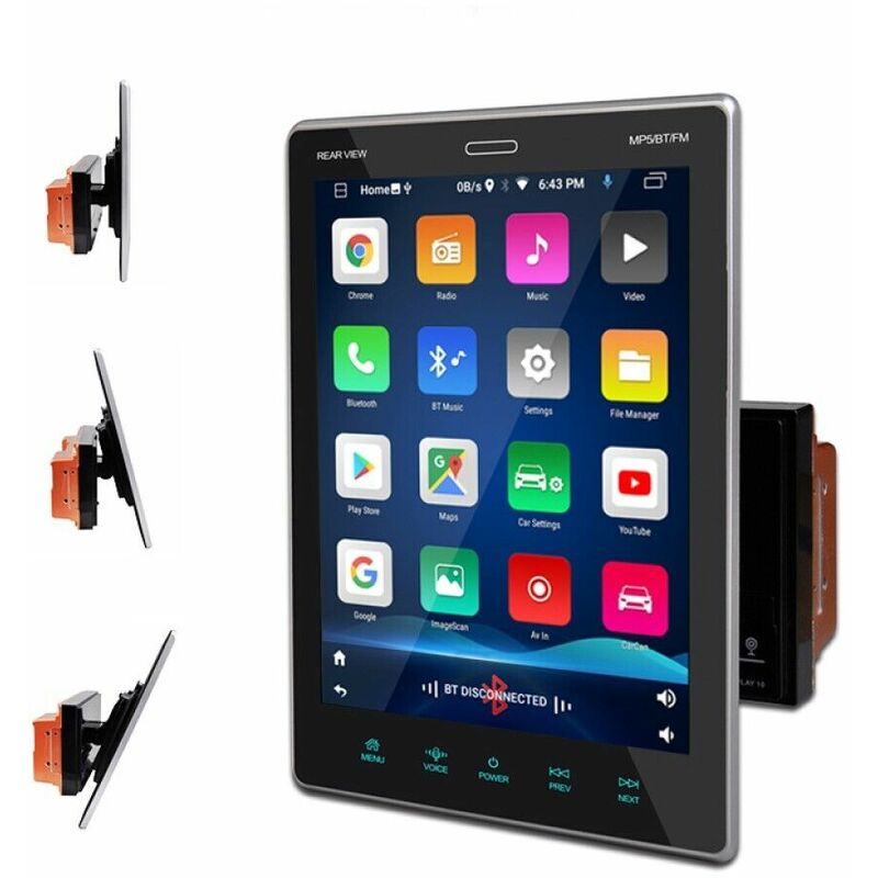 Image of Topolenashop - Autoradio Android 2DIN 9.5' stereo auto verticale WiFi gps bluetooth fm 89831