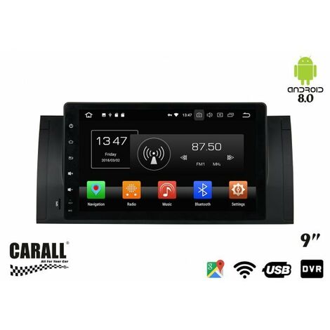 Autoradio Android 8,0 BMW E39 GPS DVD USB SD WI-FI Bluetooth Navigatore